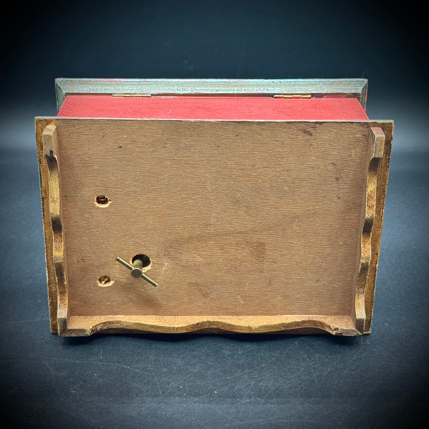 Beautiful Painted Wood Music Box - Plays "Lara's Theme"