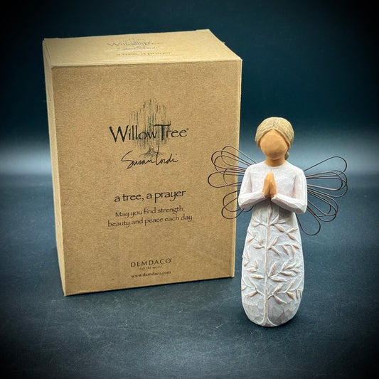 New in Box Willow Tree "A Tree, A Prayer" Angel Figurine