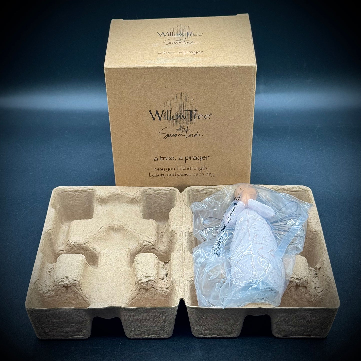 New in Box Willow Tree "A Tree, A Prayer" Angel Figurine