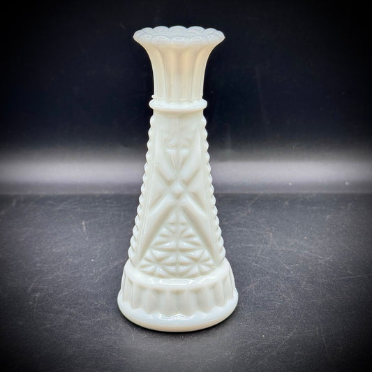 Vintage Milk Glass Bud Vase