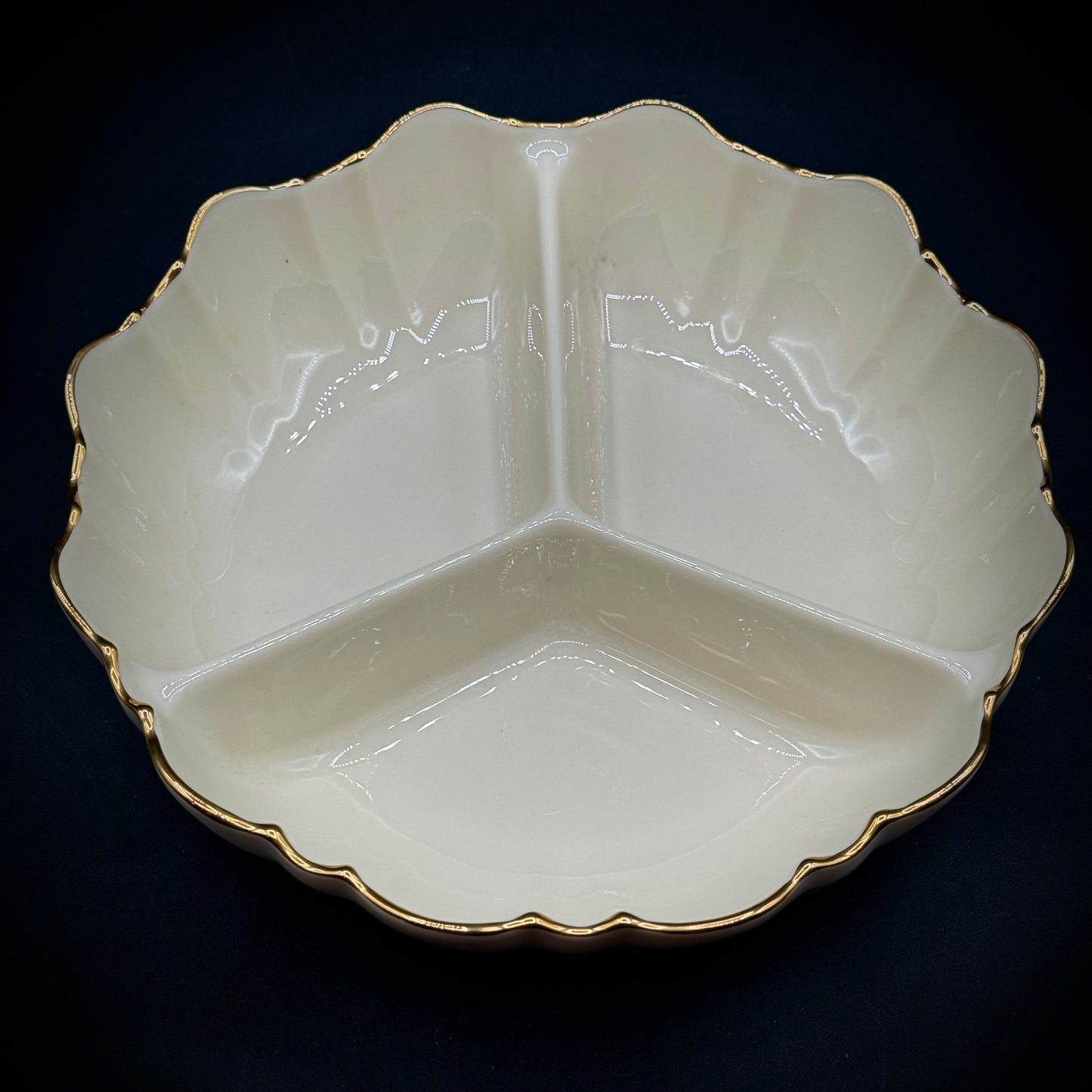 Lenox USA Holiday 3-Part Divided Dish