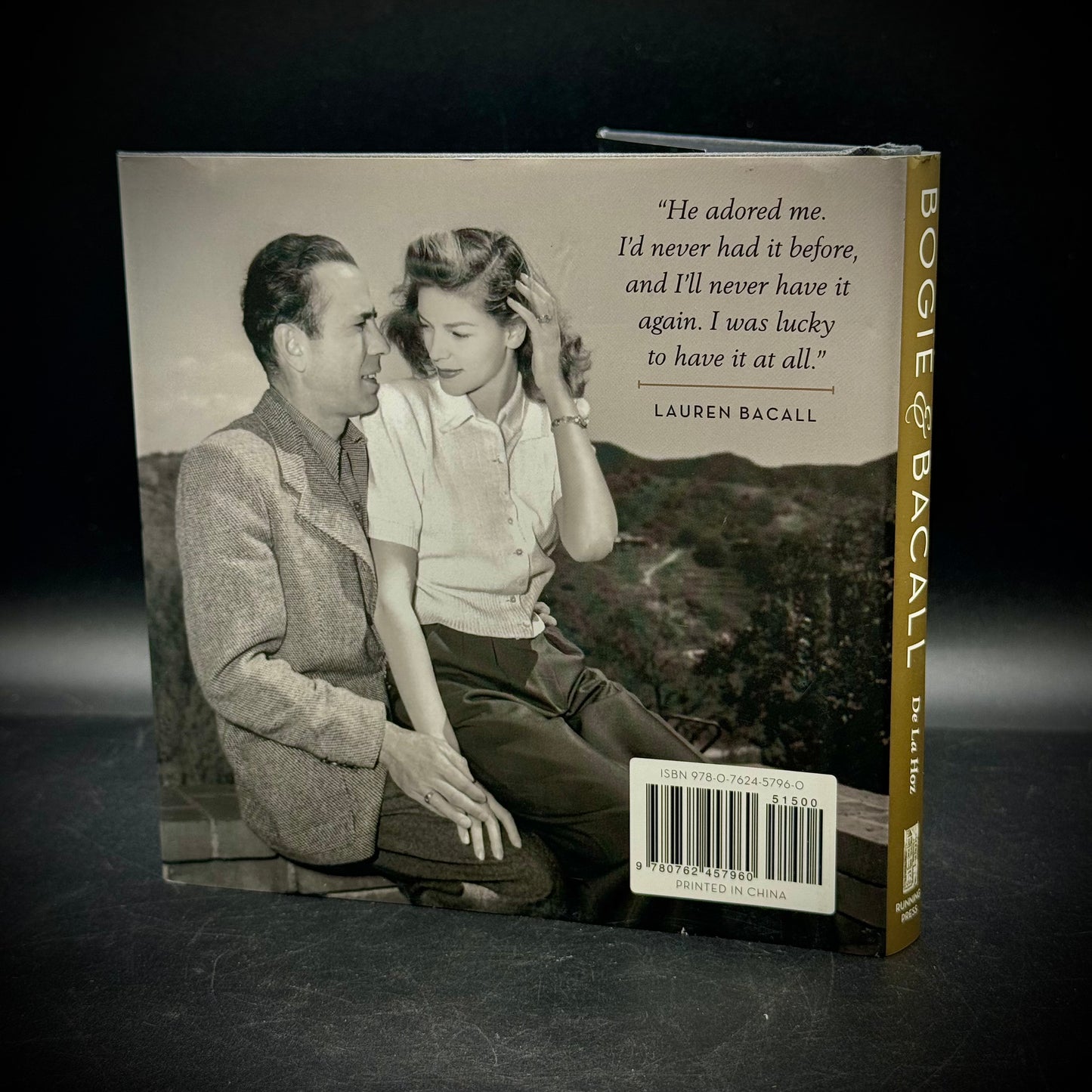 Hollywood Romance Bogey & Bacall Book