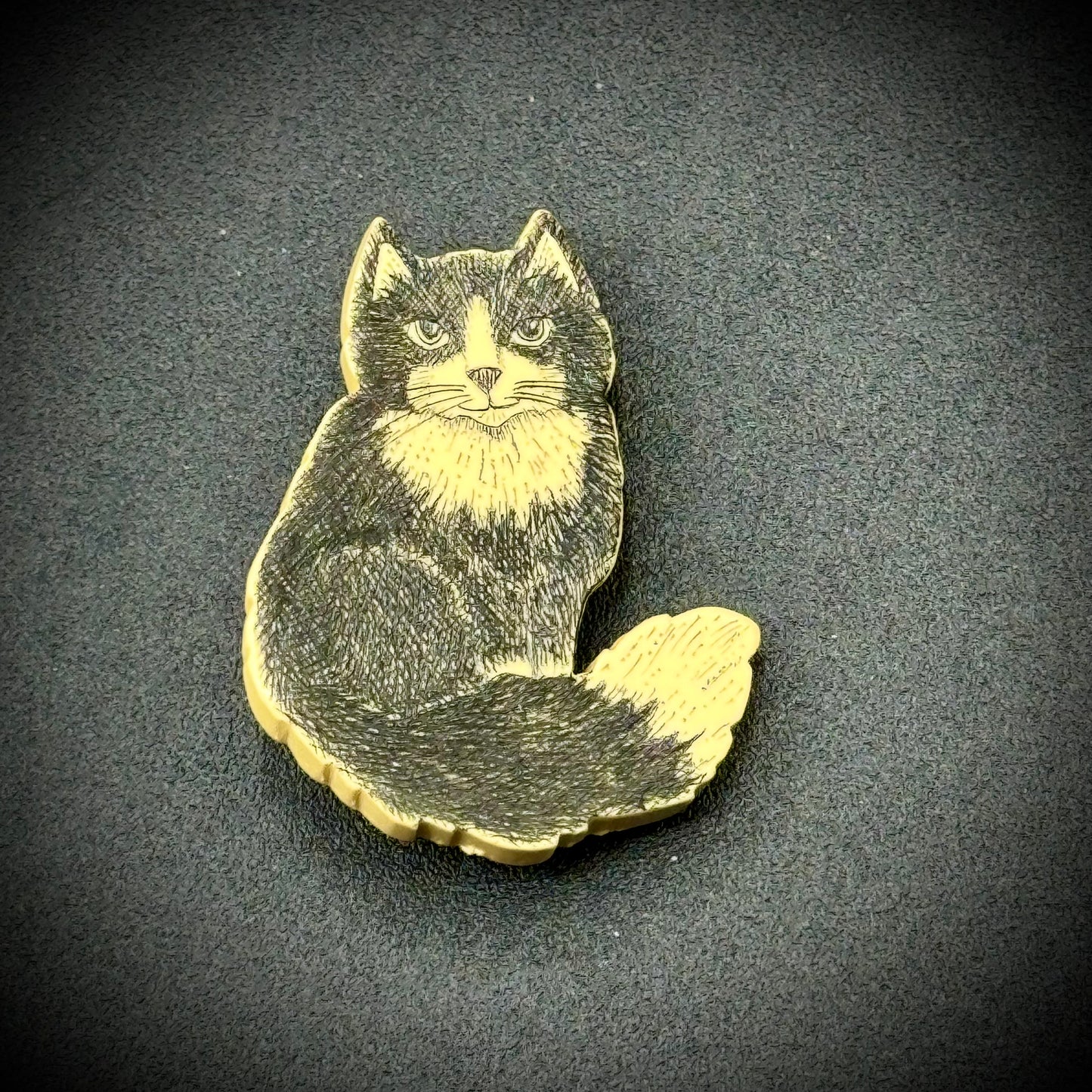 Two Adorable Vintage Cat Pins