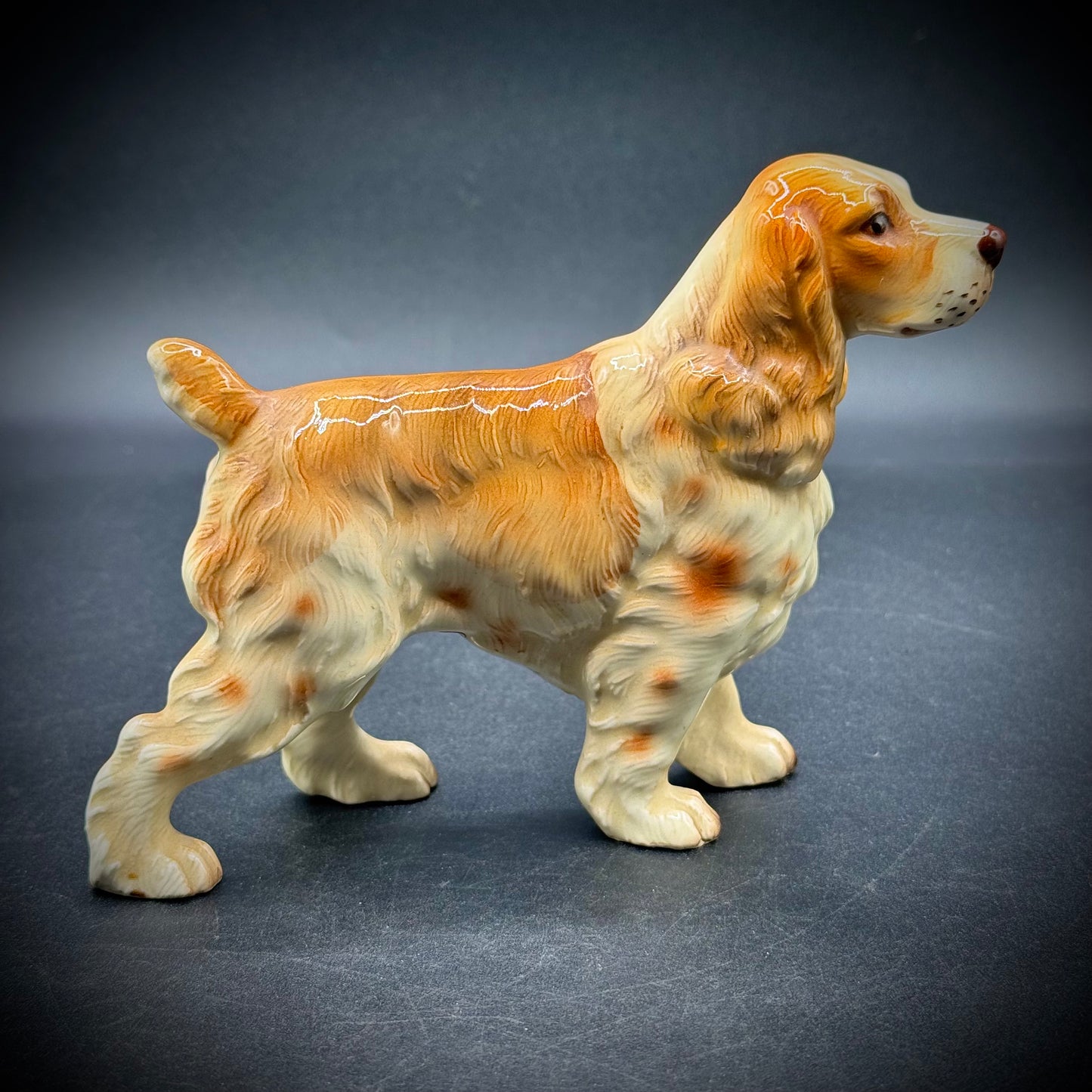 Vintage Adorable Dog Statue - Made in Japan