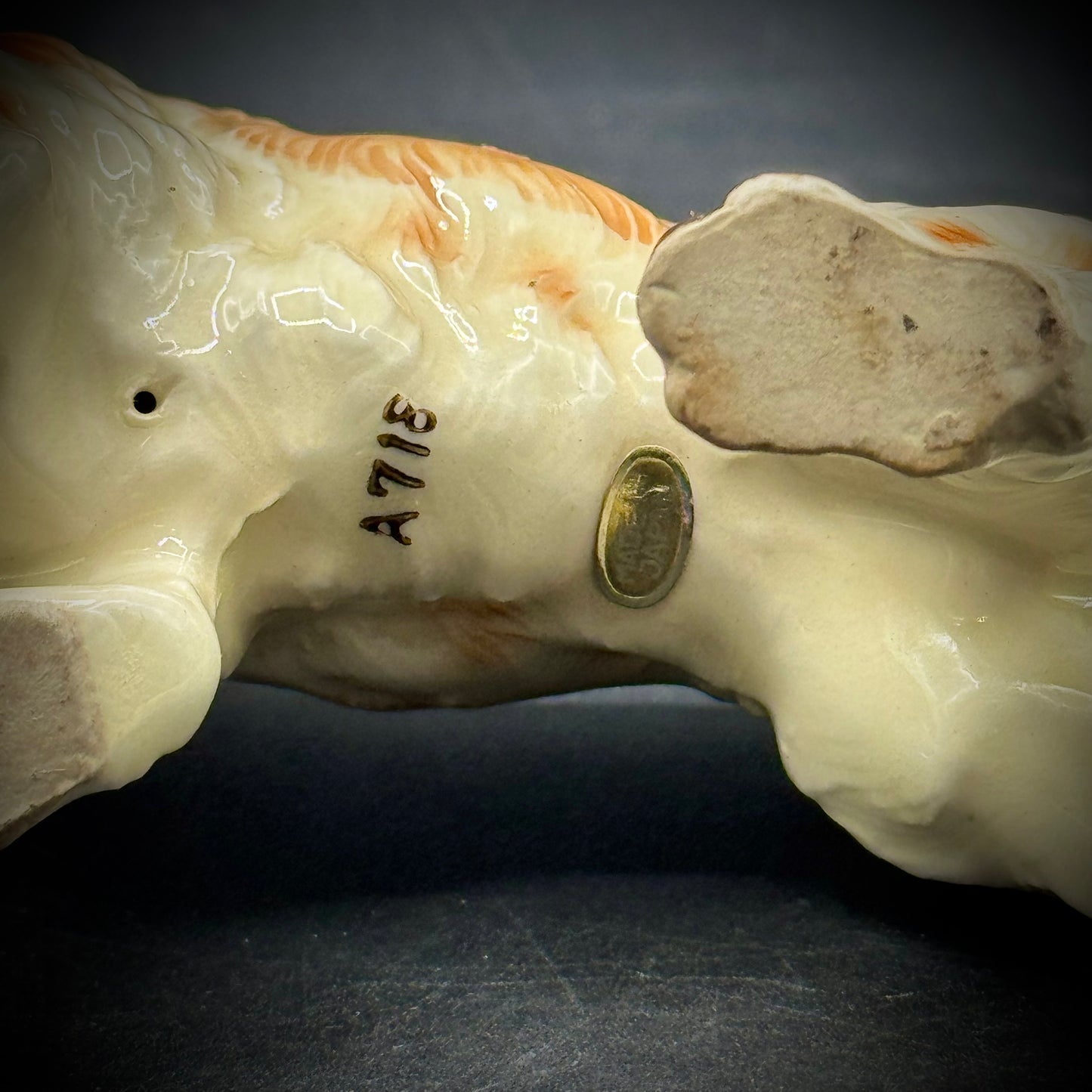 Vintage Adorable Dog Statue - Made in Japan