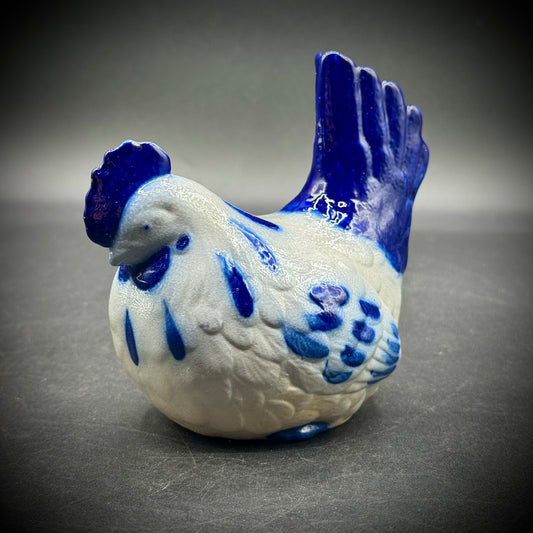 Vintage Eldreth Pottery of Nottingham, PA Salt Glaze Chicken