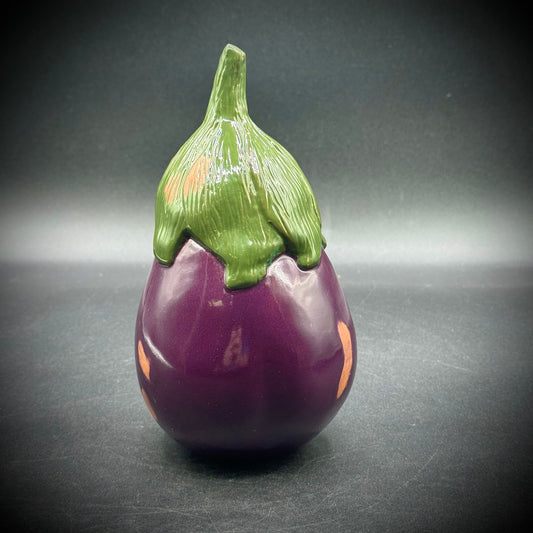 Decorative Ceramic Eggplant