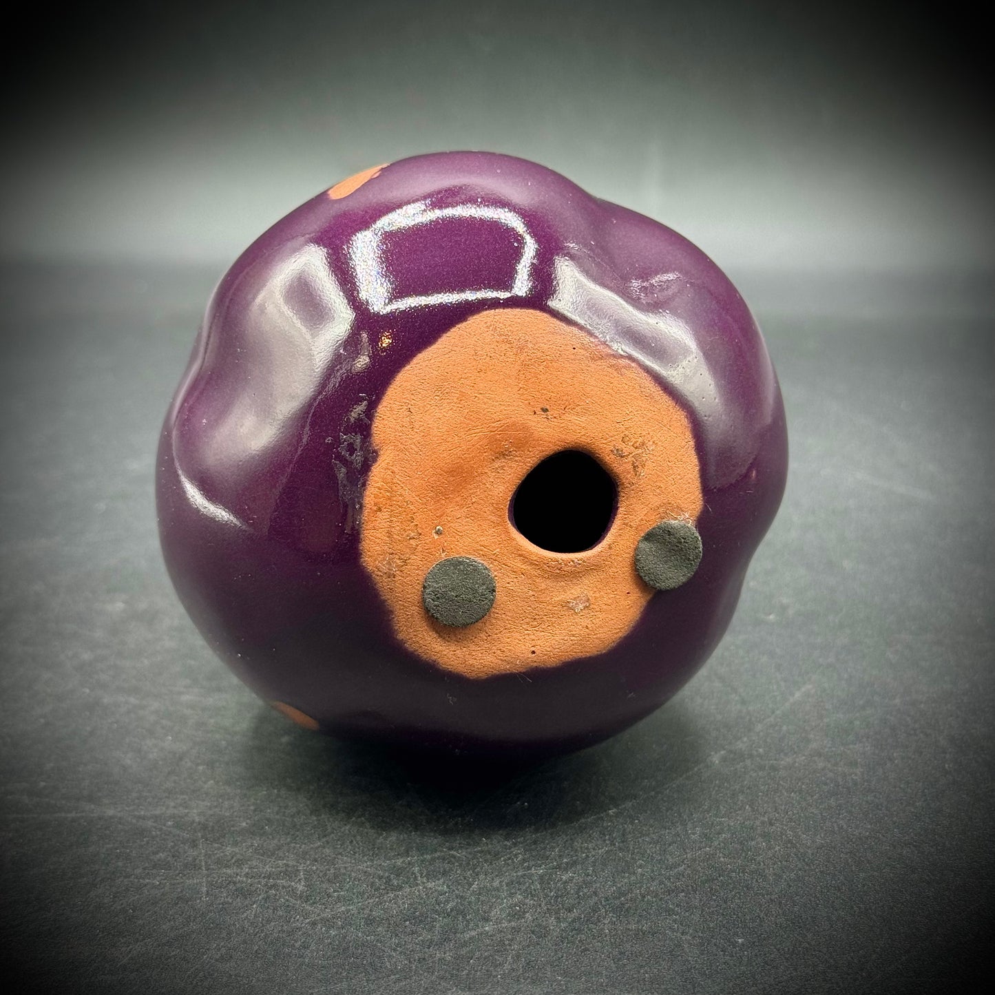 Decorative Ceramic Eggplant