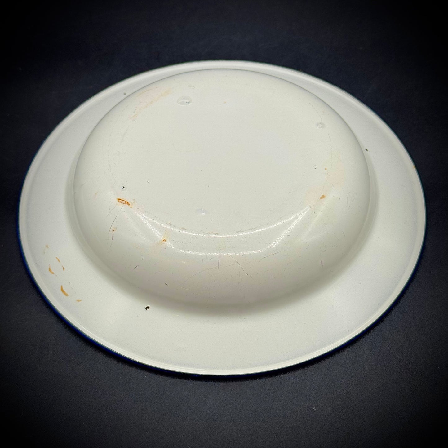 Vintage 1970s Koi Motif Enamel Ware Bowl
