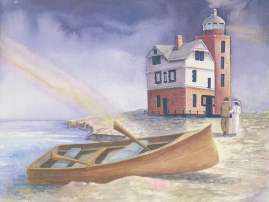 "The Lighthouse" Somewhere In Time Art Print